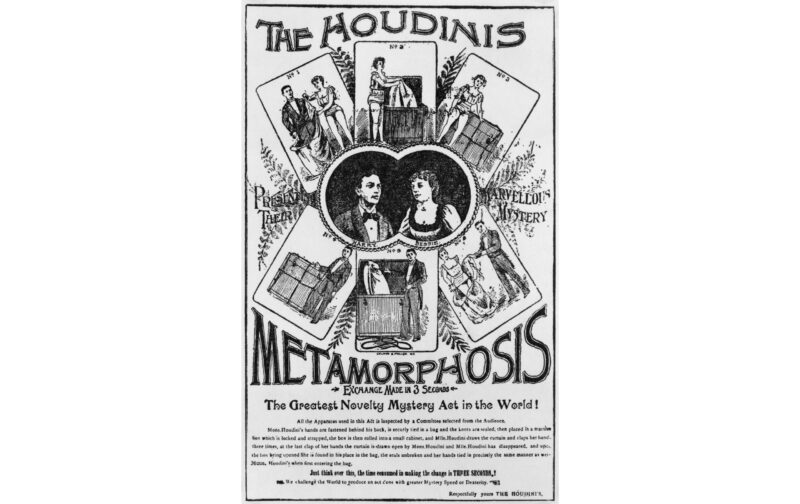 a poster for the houdinis