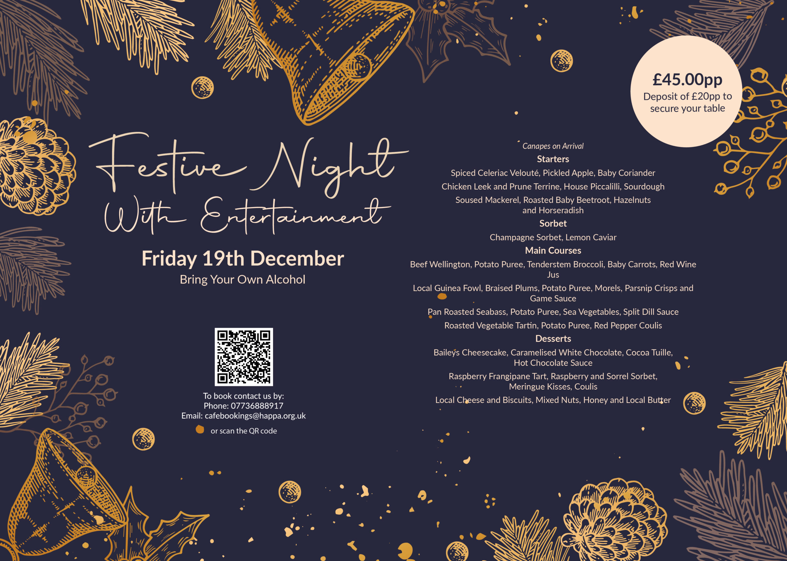 Join us in Burnley for a festive 5-course evening meal with live entertainment on 19th December 2025. Book now for the perfect Christmas night out!