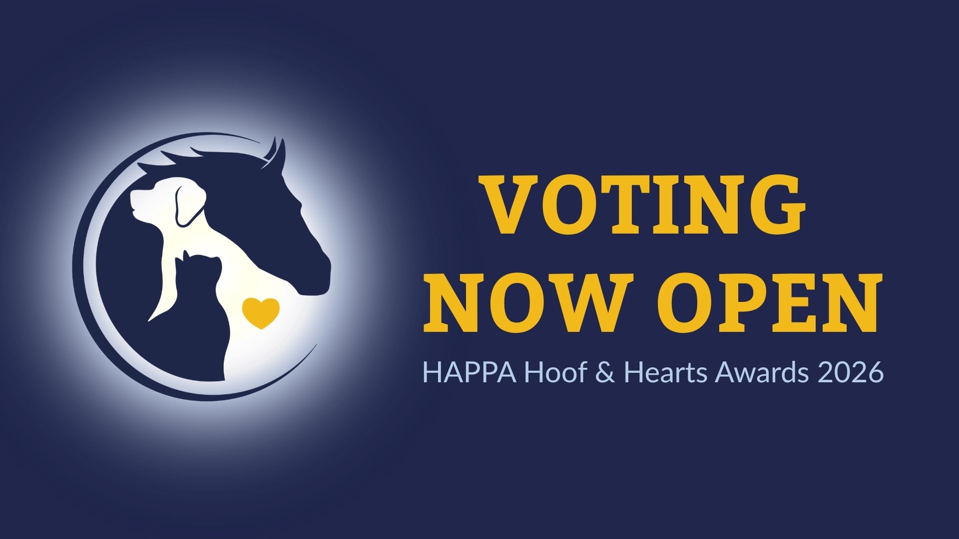 HAPPA Hoof and Heart Awards Voting Now Open